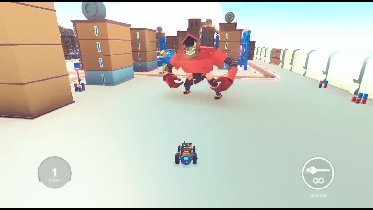 BulletVille Mecha boss.