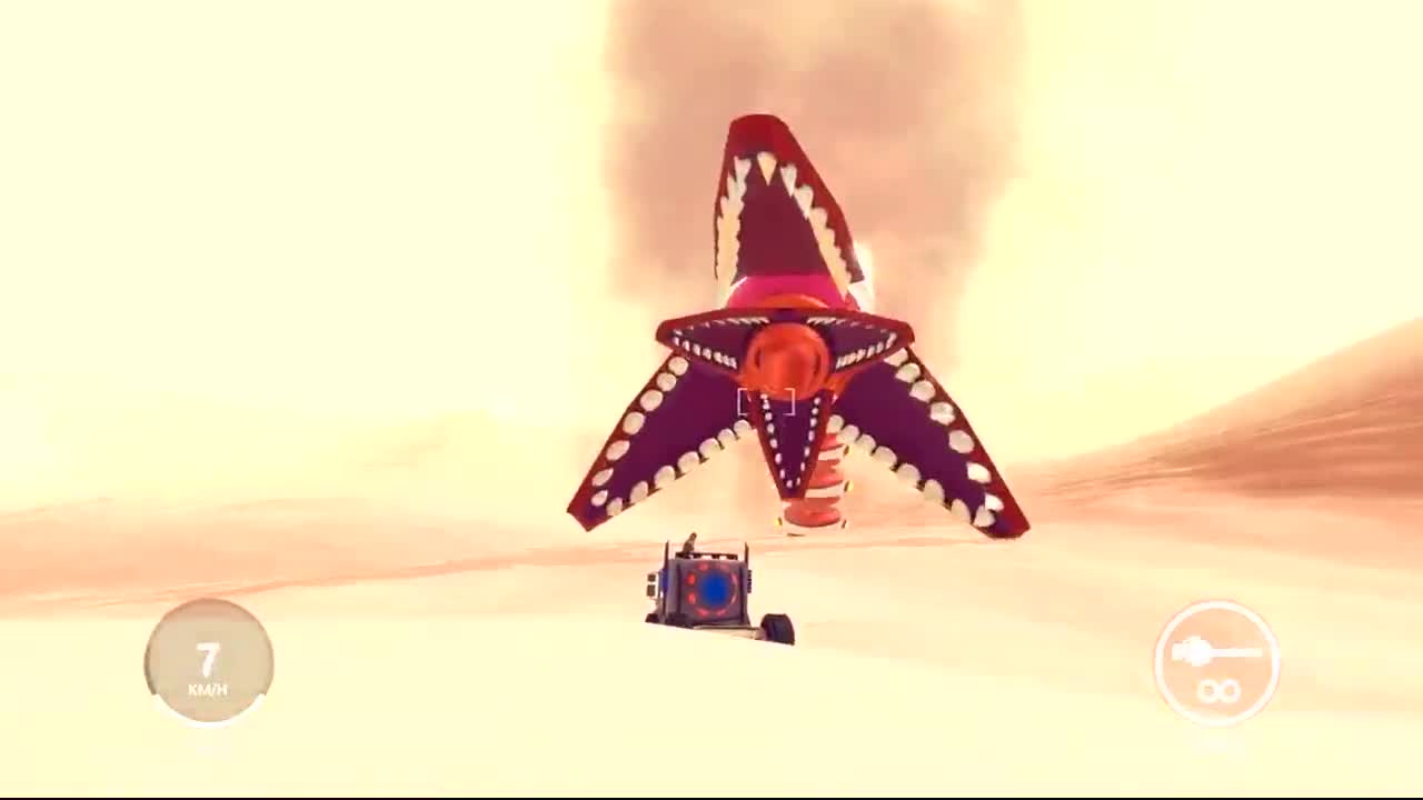 BulletVille Sandworm boss.