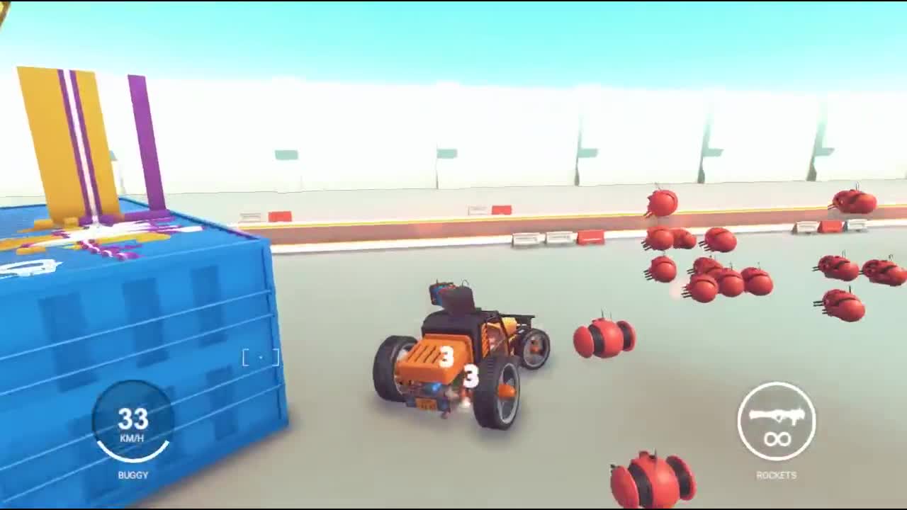 BulletVille swarm combat.