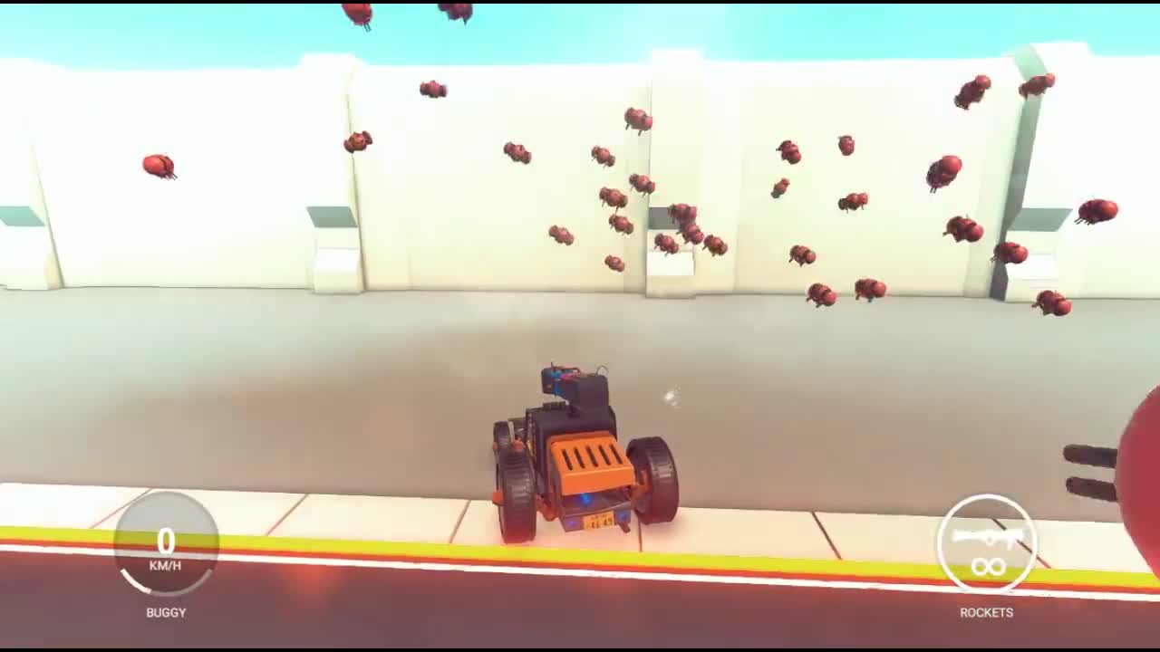 BulletVille swarm combat.