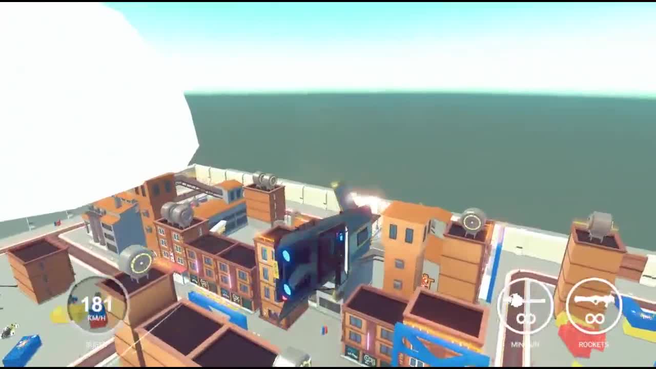 BulletVille flying car.