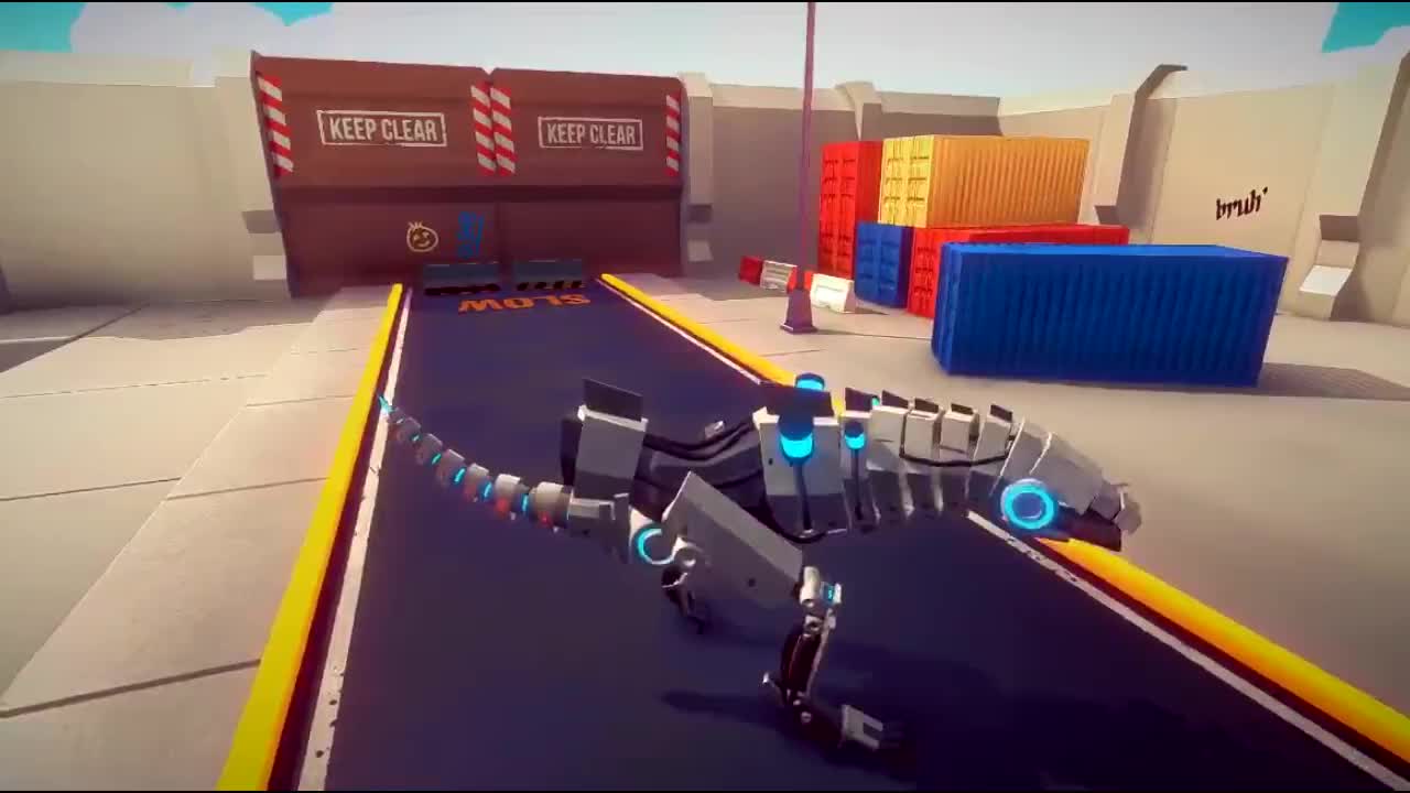 BulletVille T-Rex gameplay.